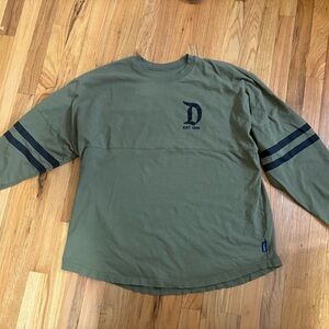 Disneyland spirit jersey- Olive Green Long Sleeve